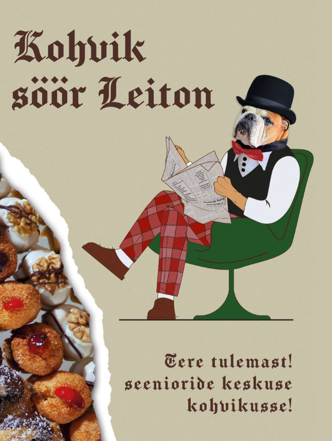 Kohvik Leiton Poster